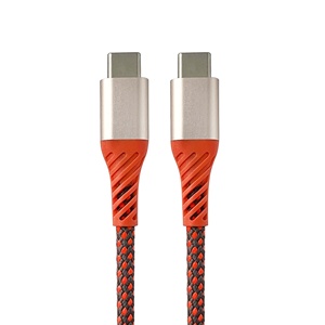 สายชาร์จอลูมิเนียมหรูหรา USB-C กับ USB-C สายข้อมูลสีออมเบร1เมตรสำหรับ iPhone และคอมพิวเตอร์ในสต็อก! - Product Image 1