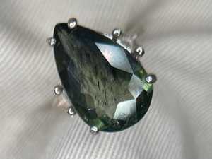 Certified Natural Peridot <b>Solitaire</b> <b>Ring</b> Sterling <b>Silver</b> Real Genuine August Birthstone Jewelry Gift For Her - Product Image 4