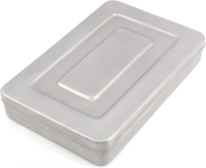 Source Surgical Instrument <b>Box</b> Perforated Surgical Holloware Instruments Dental Tool <b>Box</b> Stainless Steel Medical Holloware <b>Box</b> - Product Image 1
