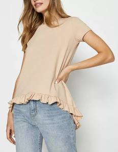 เสื้อกล้ามผู้หญิงเนื้อผ้าออร์แกนิคแบบดิบ ผสมใยพืชยั่งยืน คอทรงโอ ไม่มีแขน สีงาช้างธรรมชาติ เป็นมิตรกับสิ่งแวดล้อม เหมาะสำหรับใส่ในชีวิตประจำวัน - Product Image 5