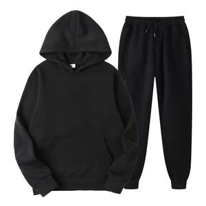 Conjunto de Sudadera con Capucha y Pantalones Deportivos Personalizados para Hombre, 100% Algodón, Estilo Urbano, para Invierno - Product Image 6
