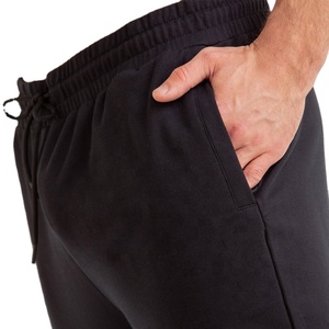 Pantalones de chándal apilados de lona con logotipo impreso OEM al por mayor Pantalones deportivos informales personalizados de algodón de cintura alta para hombre - Product Image 5