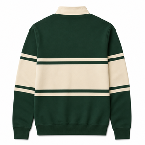 Team Rugby Long Sleeve Shirts Front Digital Printing Breathable Knitted Custom Logo OEM Wholesale Apparel Export - Product Image 2