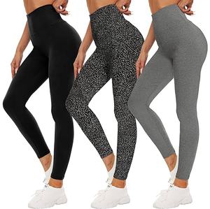 Leggings de yoga taille haute pour femmes Leggings de fitness personnalisés de haute qualité, sans couture, taille haute - Product Image 4
