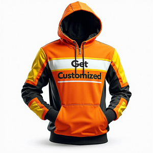 Sweat-shirt à capuche personnalisé avec impression intégrale, unisexe, vêtements de sport, streetwear, logo personnalisé, fabrication OEM, sweat-shirt personnalisé - Product Image 6