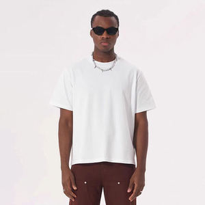 Camisetas Personalizadas de Manga Corta para Hombre, 240 g/m², Corte Recto, Lisas, Talla Grande, al por Mayor - Product Image 4