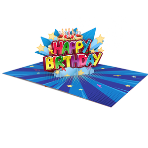 Tarjeta de Felicitación Pop-Up de la Nueva Colección de Cumpleaños, Tarjeta Hecha a Mano con Papel Temático de Vietnam, Tarjeta Pop-Up 3D para Fiesta de Cumpleaños - Product Image 4