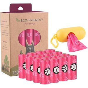 Sacchetti per Escrementi di Cane Extra Spessi e Resistenti in Amido di Mais per lo Smaltimento dei Rifiuti degli Animali Domestici - Product Image 1