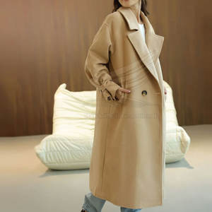 Abrigo Largo Informal de Invierno para Mujer, de Lona Transpirable, con Forro de Algodón y Acabado Suave - Product Image 3