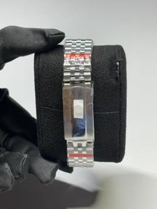 Reloj de Cuarzo con Correa de Acero Inoxidable, Esfera Negra de 10 mm, Correa de 20 mm, Cristal, Simple, Lujoso, Resistente al Agua, Estilo Hip Hop, con Diamantes, Unisex, para Regalo - Product Image 3