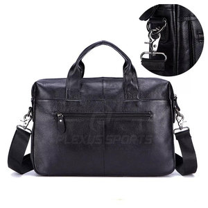 Vente en gros de sacoche pour ordinateur portable en cuir véritable, sacoche pour ordinateur portable de style moderne, grande capacité, durable, fabriquée au Pakistan - Product Image 5
