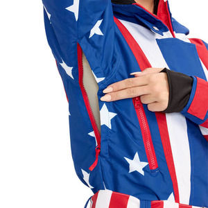 Trajes de Esquí y Snowboard Unisex para Invierno, Personalizados, Profesionales, Altamente Impermeables, 100% Poliéster, con Capucha, Elásticos - Product Image 4