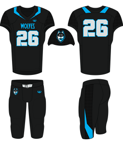 Customized Eagle Design Adult Football Uniform with Spandex/Polyester Material Anti-Bacterial & Breathable Features - Product Image 3