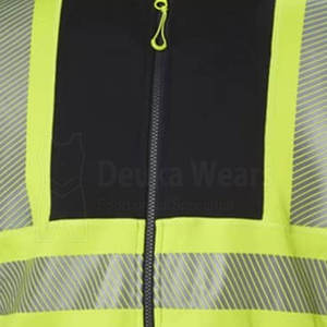 Custom Construction Hi Vis Safety <b>Jackets</b> for Men Winter <b>Worker</b> Wear Hoodie Reflective Work Features Microfiber Anti-Bacterial - Product Image 5