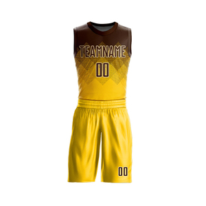 <b>BIN</b> FATEH Adult's Baskets Sportswear Jersey Shorts Set Sublimation Printing Breathable Quick Dry Unisex Basketball Training Kit - Product Image 2