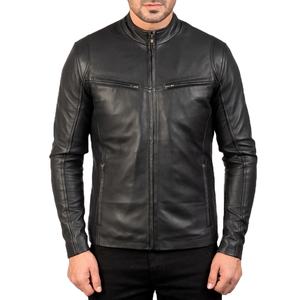 Nouvelle veste en cuir pour homme, confortable, tendance, pour streetwear, couleur unie, décontractée, vente en gros, veste en cuir de qualité personnalisée - Product Image 5