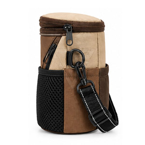 Pochette de dressage pour chien multi-poches en nylon/polyester imperméable IP67 avec sangle réglable et support pour sacs à déjections pour la promenade et le dressage des animaux - Product Image 4