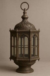 <b>Black</b> metal <b>lanterns</b> designed for modern and vintage Decor featuring durable construction and beautiful antique Powder - Product Image 5