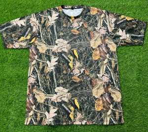 Custom High Quality Unisex RealTree Camo Hunting <b>T</b>-<b>Shirt</b> Sublimation Leaves Print Breathable Short Sleeve OEM Service Summer - Product Image 5