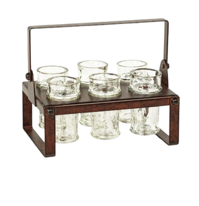 Superior Quality <b>Large</b> Selling <b>Cup</b> and Glass Wooden Holder Unique Bamboo Wooden Glass Holder Wholesale Price - Product Image 4