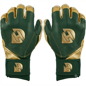 Gants de frappe de baseball Elite conçus pour un contrôle maximal de la batte, confort supérieur, ajustement flexible, matériau anti-humidité et durabilité longue durée - Product Image 1