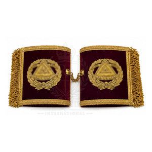 Boutons de manchette maçonniques avec motifs personnalisés, matériau de qualité, finition lisse et design confortable pour accessoires vestimentaires formels - Product Image 6
