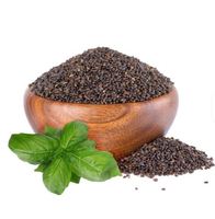 Graines de basilic indiennes naturelles nettoyées de haute qualité Tukmaria pour les boissons et les recettes de desserts à bas prix par le fabricant