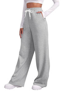 Pantalones Deportivos Holgados de Corte Recto, Casuales, para Uso en Exteriores, con Logotipo Personalizado, Lisos, de Corte Recto - Product Image 5