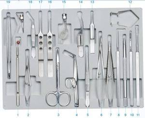 Kit de Herramientas de Acero Inoxidable para el Cuidado de la Visión, Instrumentos Quirúrgicos Oftálmicos, Pinzas, Tijeras, Juego de Palas Corneales, Sadia Khan Industry - Product Image 3