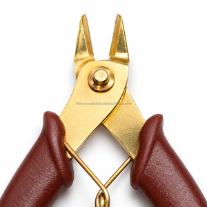 Lot de 3 pinces professionnelles pour la fabrication de bijoux permanents : pince à bec de canard, pince à bec courbé, pince coupante droite – Outil de réparation de bijoux – Fournisseur en gros - Product Image 5