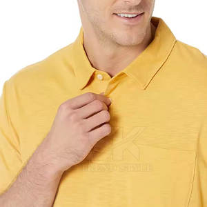 Camisetas Polo Básicas Lisas para Hombre de Primera Calidad al por Mayor, Ajuste Delgado, Transpirables, de Secado Rápido, Hechas en Pakistán - Product Image 6