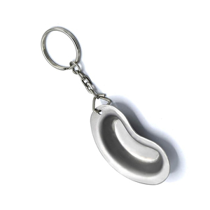 Porte-clés publicitaires de haute qualité en forme de plateau pour enfants, en acier inoxydable, mini porte-clés publicitaires, produits commerciaux OEM - Product Image 1