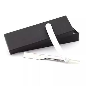 Straight Razor Stainless Steel <b>Blade</b> Plastic Handle Single <b>Blade</b> For Men <b>Barber</b> Shop Use - Product Image 6