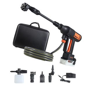 "1200PSI MAX Cordless Pressure <b>Washer</b> with Brushless Motor 6 Nozzle Water Hose 4 Speed Adjustable for BMW <b>Car</b> Wash" - Product Image 1