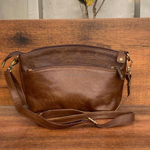 Personalizado al por mayor 2024 nuevas señoras bolso de hombro de grano completo de cuero genuino Vintage de lujo de gran capacidad bolsos para las mujeres - Product Image 3