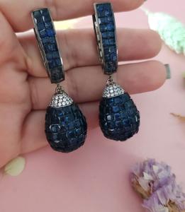 Aros de Latón de Alta Calidad con Circonitas para Mujer, Ideales para Fiestas Nocturnas, Colección de Moda - Product Image 2