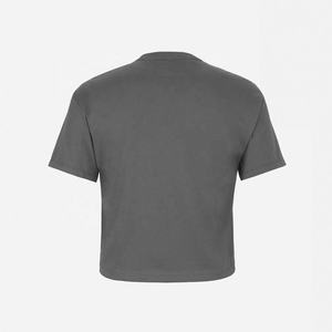 T-shirts courts personnalisés pour femmes, hauts courts unis, t-shirts courts oversize vierges à vendre, t-shirts courts pour femmes - Product Image 5