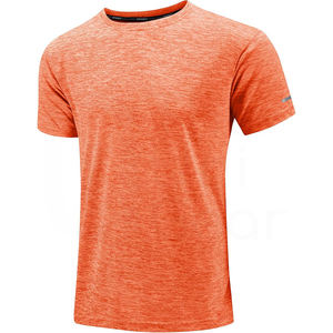 เสื้อยืดผ้าฝ้าย100% ขนาดใหญ่สำหรับผู้ชายเสื้อกีฬาพิมพ์โลโก้ด้านหน้าออกแบบได้ตามต้องการ - Product Image 1