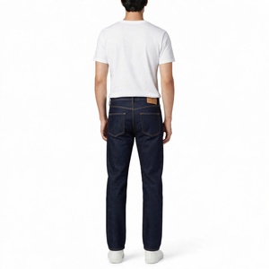 Jeans de Mezclilla Rasgados de Lavado Claro para Hombre, Corte Recto Ajustado, Cintura Media, Pantalones Casuales de Estilo Urbano, Exportación desde BD - Product Image 6