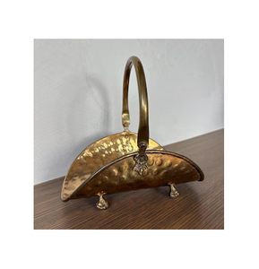 Eco Friendly Brass Fireplace <b>Logs</b> <b>Holder</b> High Quality At Affordable Price New Brass Firewood <b>Holder</b> Best Price - Product Image 2
