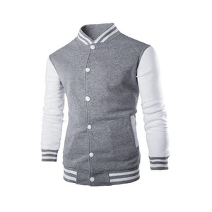 Veste universitaire personnalisée pour homme en tissu de laine imperméable et respirant, design vierge, options de broderie, décontractée, hiver, style universitaire/baseball - Product Image 4