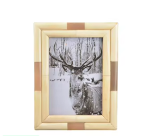 Luxury Handcrafted Bone Inlay Photo <b>Frame</b> With Elegant Red And White Floral Pattern Decorative Picture <b>Frame</b> For Home Office - Product Image 6