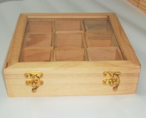 Wood Spice <b>Box</b> For <b>Herbs</b> And Spices Wood <b>Box</b> With Lid And Dividers For <b>Herbs</b> And Spices <b>Box</b> Hot Sale - Product Image 3