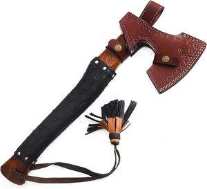 Best Value Hand Forged Stainless Steel Viking <b>Axe</b> with <b>Wood</b> Handle Valhalla Camping & Hunting Hatchet for Survival hot sale - Product Image 5