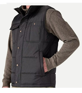 เสื้อกั๊กบุนวมสำหรับล่าสัตว์แบบลำลองสำหรับฤดูหนาว วัสดุเปลือกนอกทำจากผ้าโพลีเอสเตอร์ 100% ระบายอากาศได้ดี มีกระดุมและกระเป๋าด้านหน้า ซับในทำจากโพลีเอสเตอร์ - Product Image 4