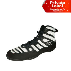 Zapatos de Boxeo Personalizados con Logotipo de Marca, Botas de Ring con Cordones, Artículos Deportivos Personalizados B2B, Kit de Boxeo, Fabricante OEM - Product Image 1