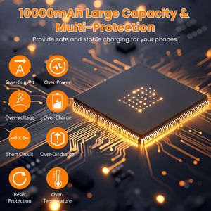 Batería Externa Inalámbrica Magsafe de 10000 mAh, Cargador Rápido Portátil de 18 W con Función Magnética, Compatible con Teléfonos IOS Serie 15/14/13/12 y Más - Product Image 5