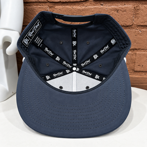Casquette de baseball personnalisée à 5 panneaux avec logo tissé, casquette snapback à cordon, vente en gros, fabricant vietnamien, OEM ODM, couvre-chef en sergé de coton - Product Image 4