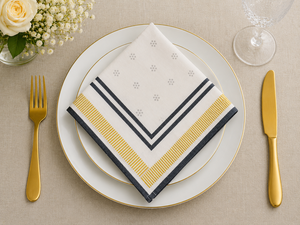 Floral <b>Linen</b> <b>Cloth</b> 100% <b>Linen</b> Napkin Square Printed Dinner Napkin Eco Friendly <b>Table</b> Decor for Home Dining - Product Image 3