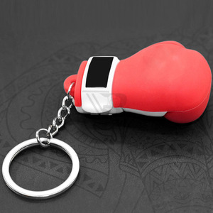 Llavero de Guantes de Boxeo de Cuero PU Mini de Alta Calidad con Logotipo Personalizado al por Mayor, Color Personalizado, para Deportes y Entretenimiento en el Hogar - Product Image 1